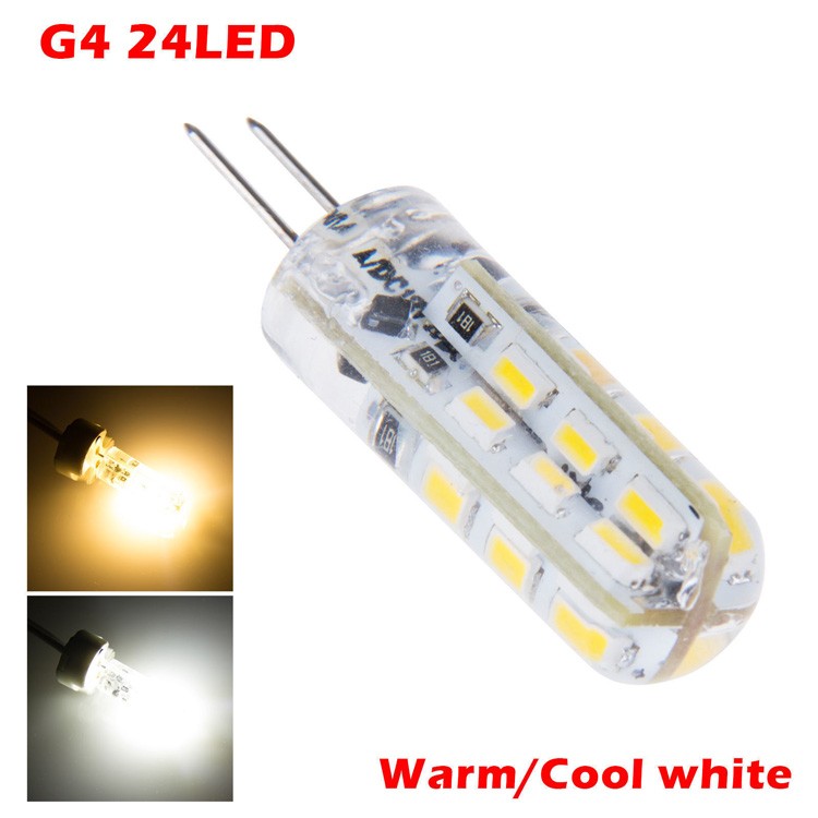 3W 24leds G4 DC12V Led Lamp SMD 3014 LED Spot Light Lamp Bulb 2