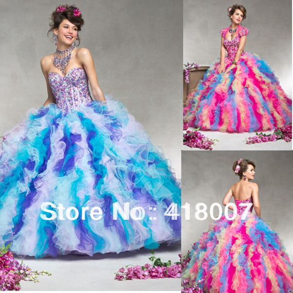 Different Color Wedding Dresses