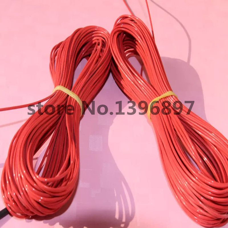 New infrared heating floor heating cable system of 2.3mm PTFE carbon fiber wire electric floor hotline