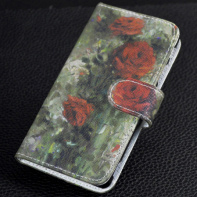 Painted Fashion High Quality New Original Lenovo A328 A328T Leather Case Flip Cover for Lenovo A