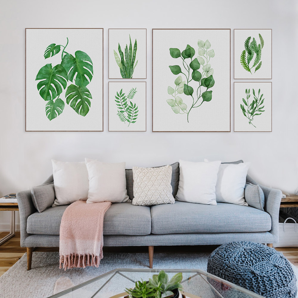 Acquista all'ingrosso online green leaf stampa immagine da ...