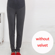Free shipping High waist Adjustable Warm Maternity Leggings pregnancy dress elastic pants For Pregnant Women