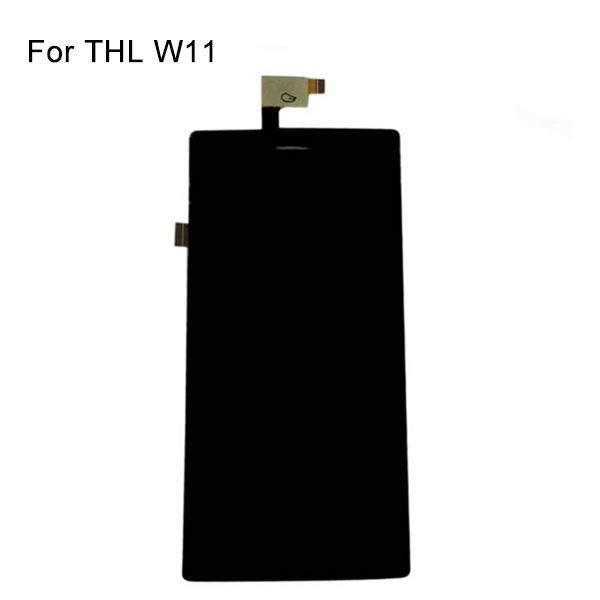 Original LCD Display For THL W11 LCD Screen + Touch Screen Digitizer + Frame Full Assembly Replacement Black Color Phone Screen
