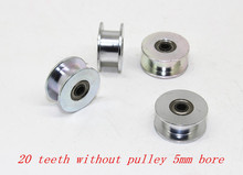 3D printer accessories 20 teeth synchronous wheel pulley wheel driven wheel Perlin 2GT toothed gear bore 5mm