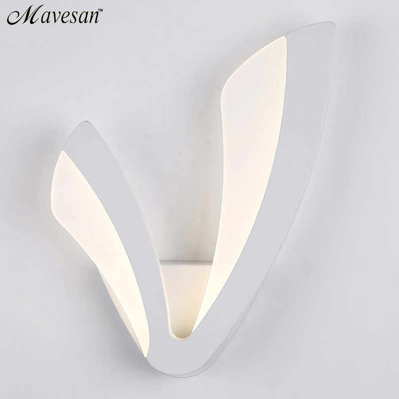 Aliexpress.com : Buy Modern LED Wall Lamp For Bathroom Bedroom 12W Wall Sconce White Indoor ...