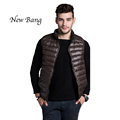 Male Vest Ultra Light Duck Down Vest Outdoor Sleeveless Jacket Reversible Waistcoat Plus Size XXXL Serkek