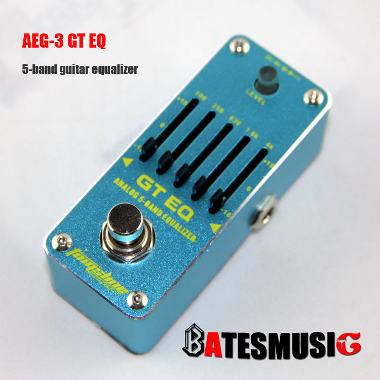 AROMA AEG-3 GT EQ  5-band guitar equalizer Mini Analogue Effect True Bypass