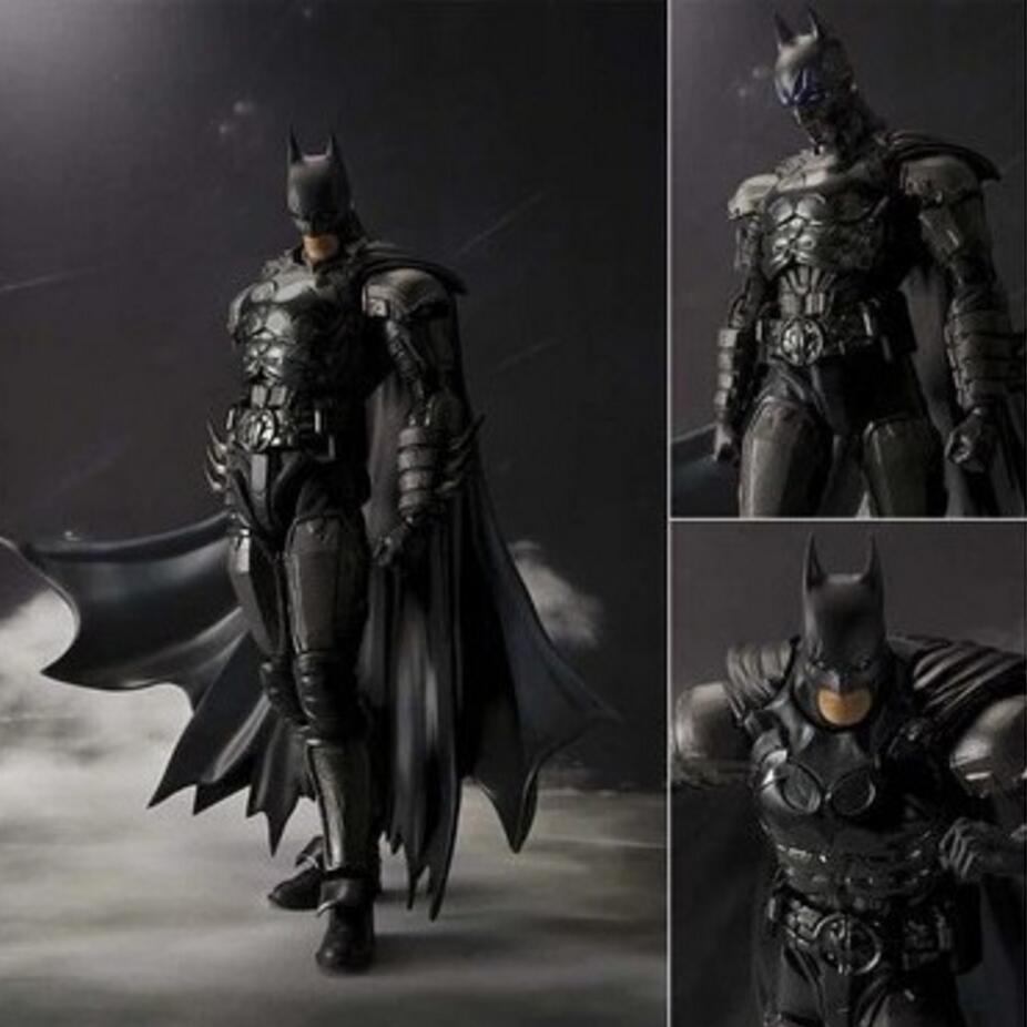 2016 New Original Box Bandai Batman Action Figure Movie Cartoon Bat-Man SHF 16cm PVC Model Anime Model Toys Juguetes kids toys