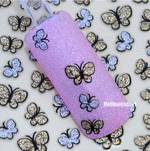 3D Butterfly Nail Art Shinning Stickers DIY Nail Sticker Nail Art Accessories