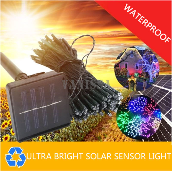100LED 12M Solar string lights led landscape lighting outdoor garden lights outdoor waterproof lights of home lawn garden 100LED 12M Solar string lights led landscape lighting outdoor garden lights outdoor waterproof lights of home lawn garden