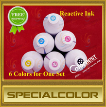 Fedex Free Shipping! 6Colors Textile Reactive Ink Digital Printer Reactive Ink 1000ml