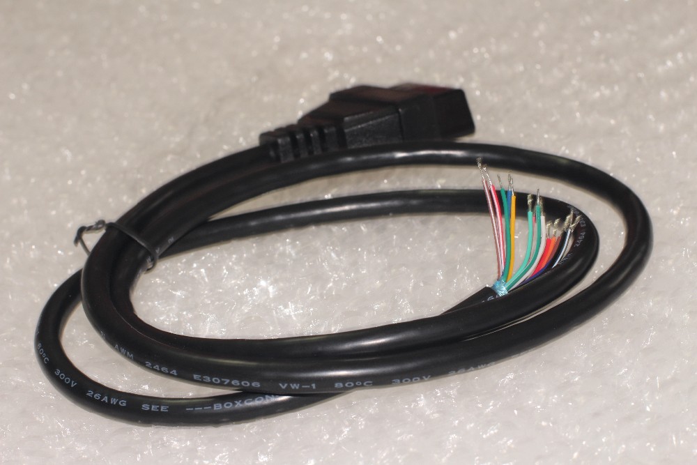 Wholesale OBD OBD2 OBD-II Opening Cable 16 Pin Female Extension Connector Diagnostic Extender 100cm (11)