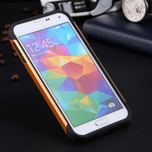 For S5 Top Quality Luxury Slim Cool Armor Back Case For Samsung Galaxy S5 i9600 Dual