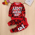 Kids Clothing Sets Camouflage Warm Baby Boys Girls Christmas Tracksuit Set Pullover Children Outfits Letter Sports