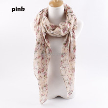 Latest Fashion Floral Scarf Women Cotton Voile Shawls Wraps Hijabs 10pcs/lot FREE SHIPPING