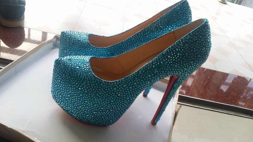 Popular Blue Sole Heels-Buy Cheap Blue Sole Heels lots from China ...