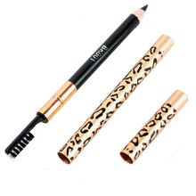 High Quality Leopard Women Eyebrow Waterproof Pencil WithBrush MakeUp Eyeliner Hotsell Promotion Popular New Retail