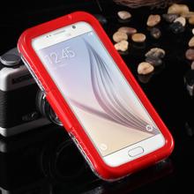 S6 edge Waterproof Swim Diving Case For Samsung Galaxy S6 G9200 S6 Edge Clear Protective Front