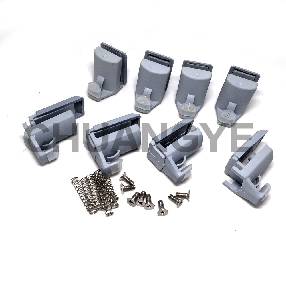Shower Door Bottom Hook Guide Runners x 8 Shower Door ROLLERS /Runners