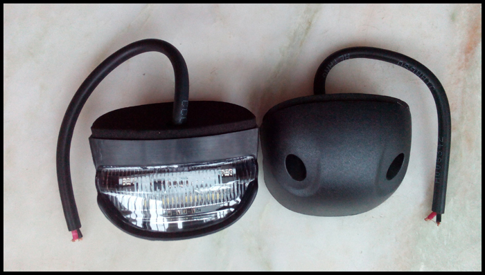 LICENCE PLATE LED LAMP, NUMBER LIGHT TRAILER TRUCK NPL 3 LED WHITE VISION with LED license plate lamp