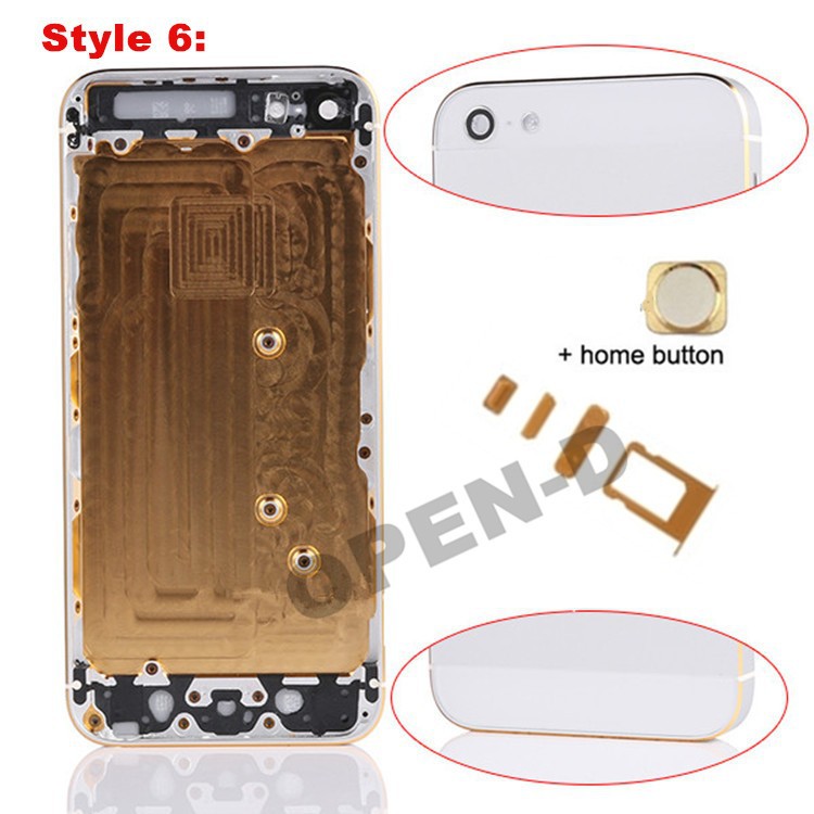 open-d black gold edge housing for iphone5 06
