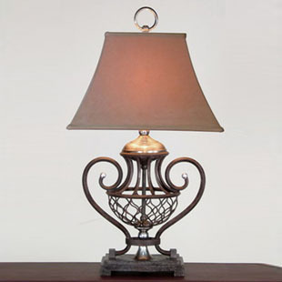 American Wrought Iron Living Room Lamps Rustic Antique