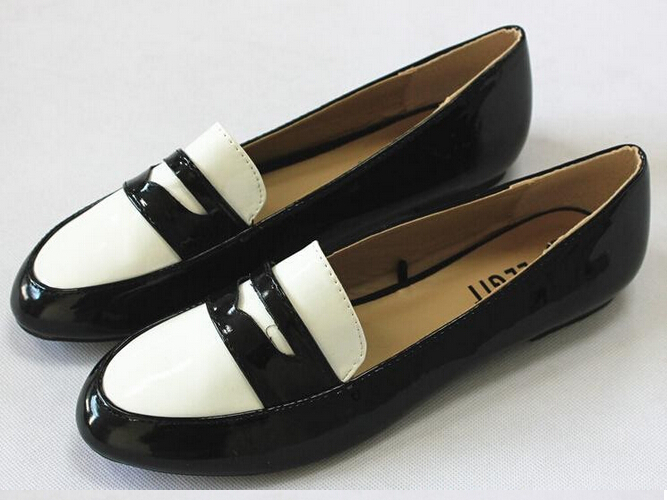 black and white flat shoes 2015 sale brand fashion white and black black and white flat shoes 2015 sale brand fashion white and black