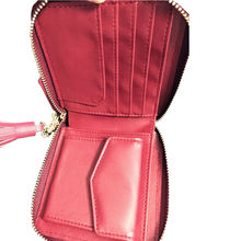 100 Genuine Leather Wallet Women Small Clutch Bag 2015 New Fashion Teassel and Zip Coins Purse