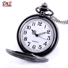 Vintage Bronze doctor who design pocket Watch Necklace Ladies Necklace Silver Pendant Watch Quartz wholesale price