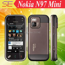 unlocked original Nokia N97 mini cell phone GSM 3G GPS WIFI 5MP 1 year warranty Free Shipping