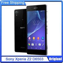 Original Sony Xperia Z2 D6503 Unlocked 5.2″HD1920*1080px 16GB Quad Core 2.3GHz 3GB RAM 20.7MP Android 4.4 Cell Phone Refurbished