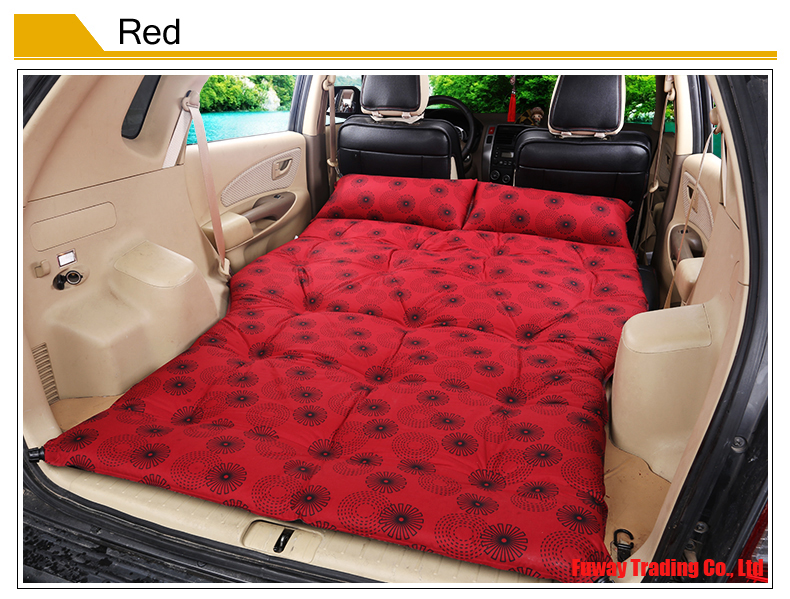 Automatic Inflatable Car Hatchback Travel Bed Air Mattress Cover For