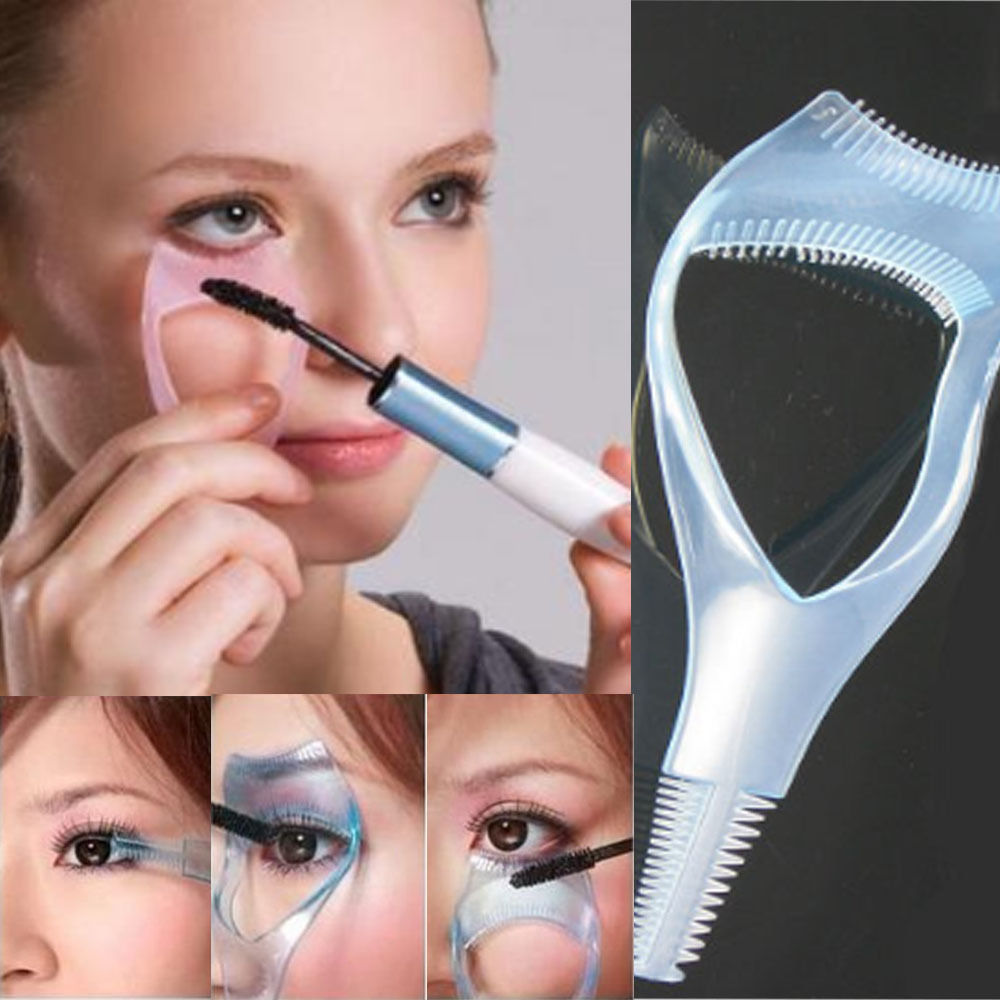 Hot Wholesale Lots Makeup 3 in 1 Mascara Eyelash Brush Curler Lash Comb Cosmetic