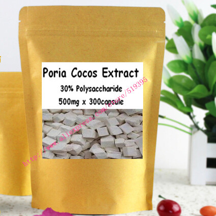 1Pack Poria Cocos Extract/Indian Buead Extract/Tuckahoe Extract/30% Polysaccharide 500mg x 300caps strengthen cellular immune
