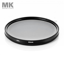 Meking 82mm CPL circular Polarizing Lens Filter for DSLR camera lens photo studio accessories