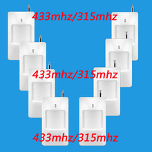 8 Pcs/lot 433Mhz Wireless PIR Sensor/Motion Detector For Wireless GSM