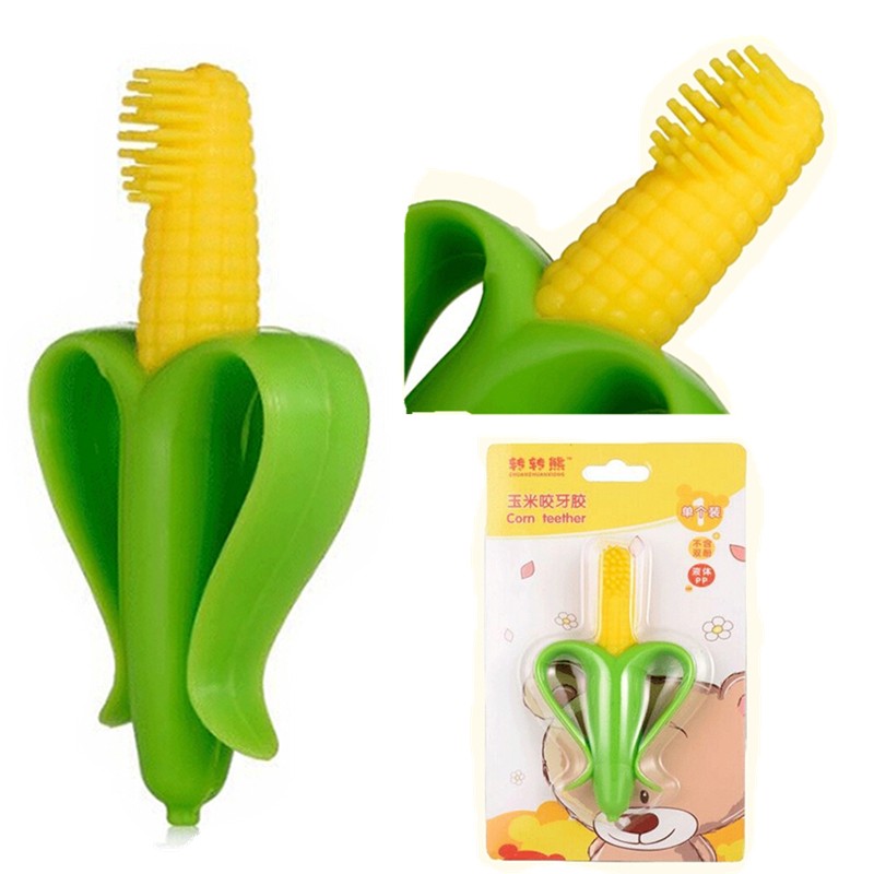 corn teether brush 
