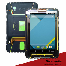 4G LTE android 4.4.2 UHF 7 inch rugged tablet, strong tablet, industrial panel pc