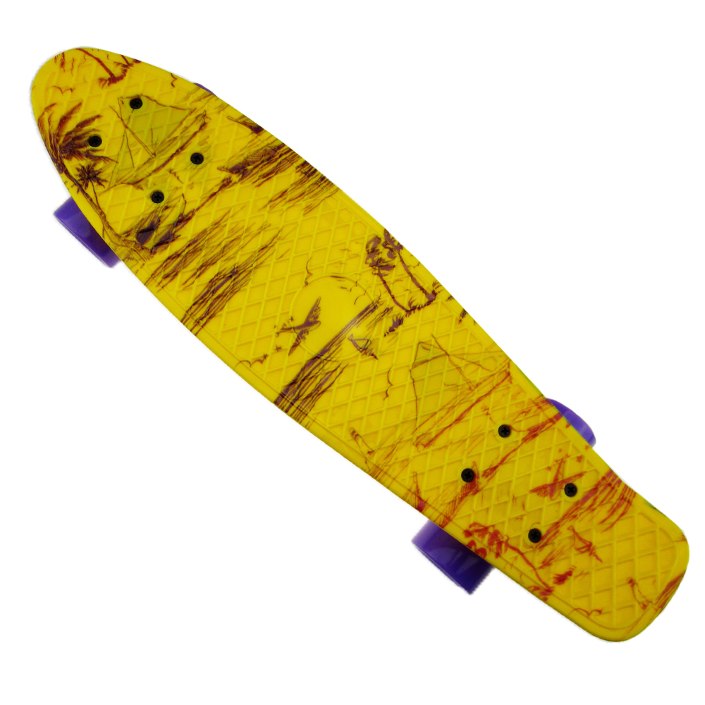 cheap orange and blue penny board