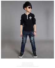 Boys t-shirt 2-10 Years children tees tops baby kids t-shirt fashion boy spring autumn streetwear kids long sleeve shirts
