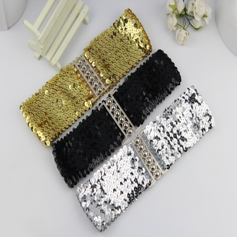 sequins belt