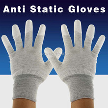 Anti Static ESD Safe Universal Size PU Fingertip Coating Gloves for Computer Electronic Phone Repair Industrial Working Gloves
