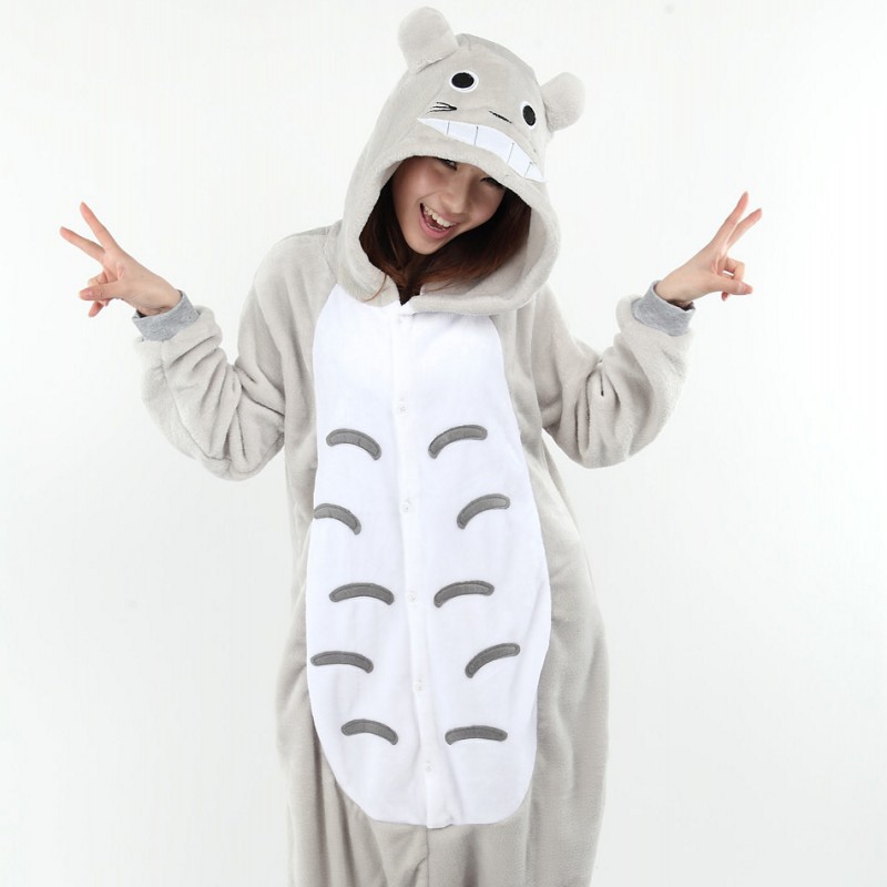 Costumes Flannel Totoro Pijamas Pajamas Pyjamas Costumes Flannel Totoro Pijamas Pajamas Pyjamas