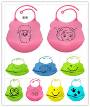 2015 Fashion Lovely Waterproof Baby Bibs Convenience Health Bib Cartoon Infant Baby Cute Feeding Bib