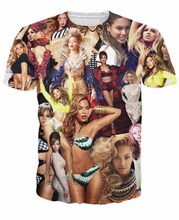 Women Men 3d Beyonce Paparazzi T-Shirt Fashion Clothing Summer Style Outfits Short Sleeve Tees Sport Tops t shirt tshirts
