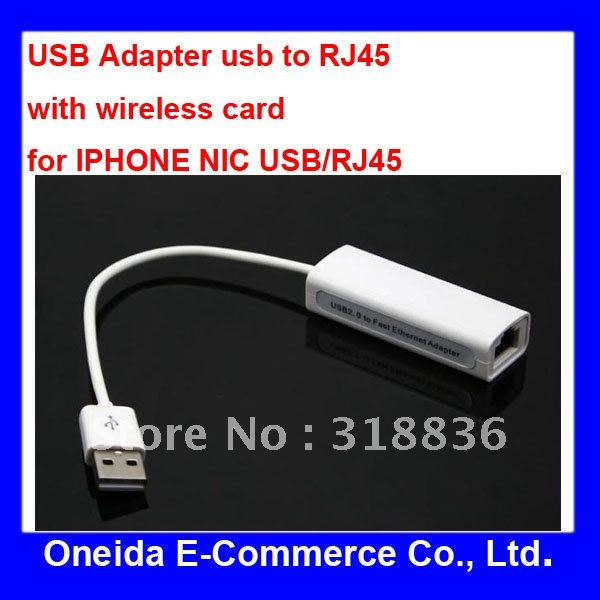 USB Adapter usb to RJ45 with wireless card /with a