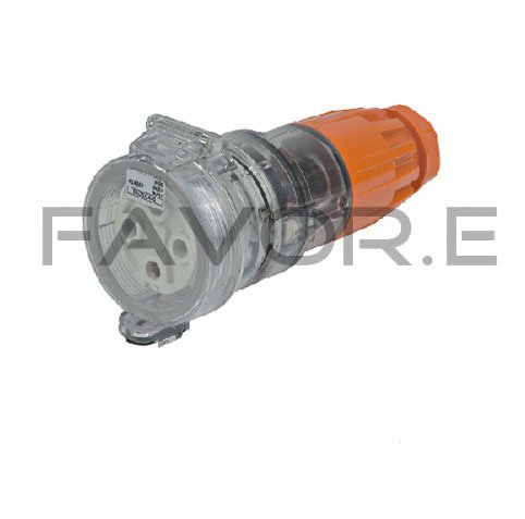 20A three phase 4 round pin female plug industrial lead connector 56CSC420