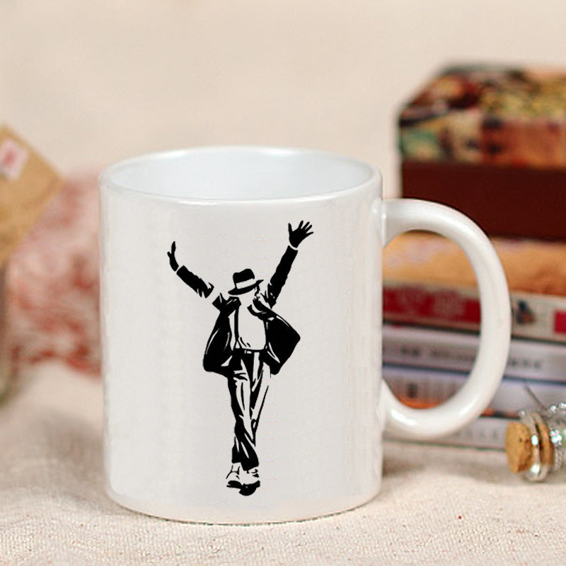 Cool Classic Dancing Michael Jackson Coffee Cups and Mugs With Round