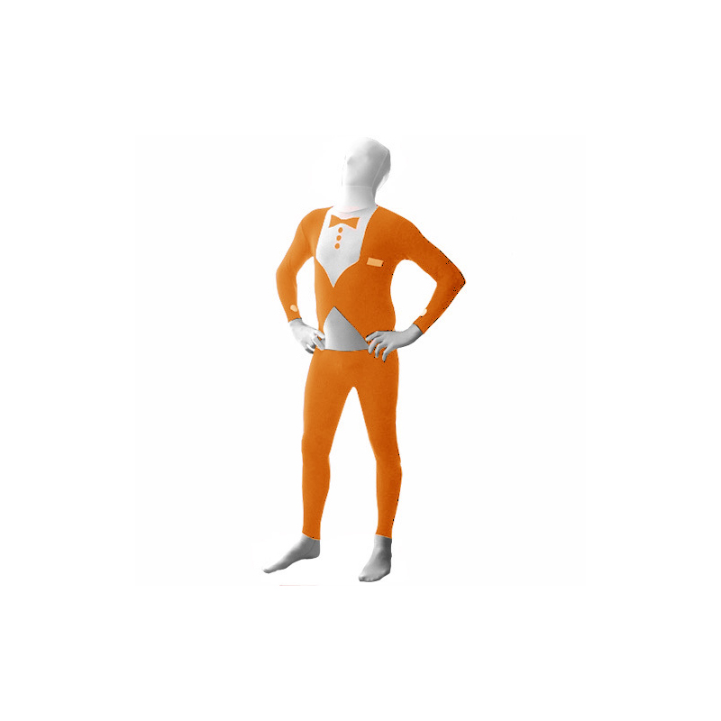 Adult Tuxedo SecondSkin Zentai Full Body Lycra Suit Super Suit Costume