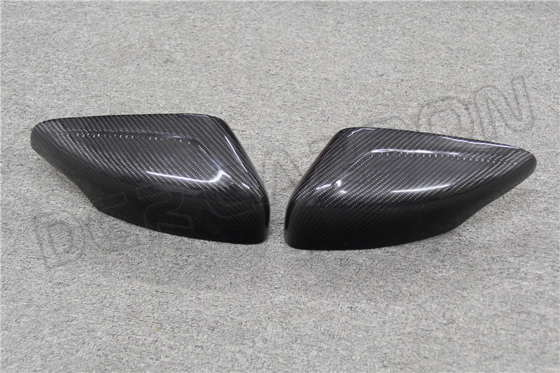 For Volvo XC60 2009 2010 2011 2012 2013 Add on style carbon fiber rear view mirror cover